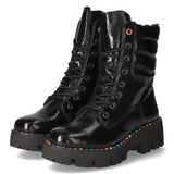 Schnürstiefeletten  Schwarz