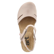 Keilsandaletten I LIVE  Beige
