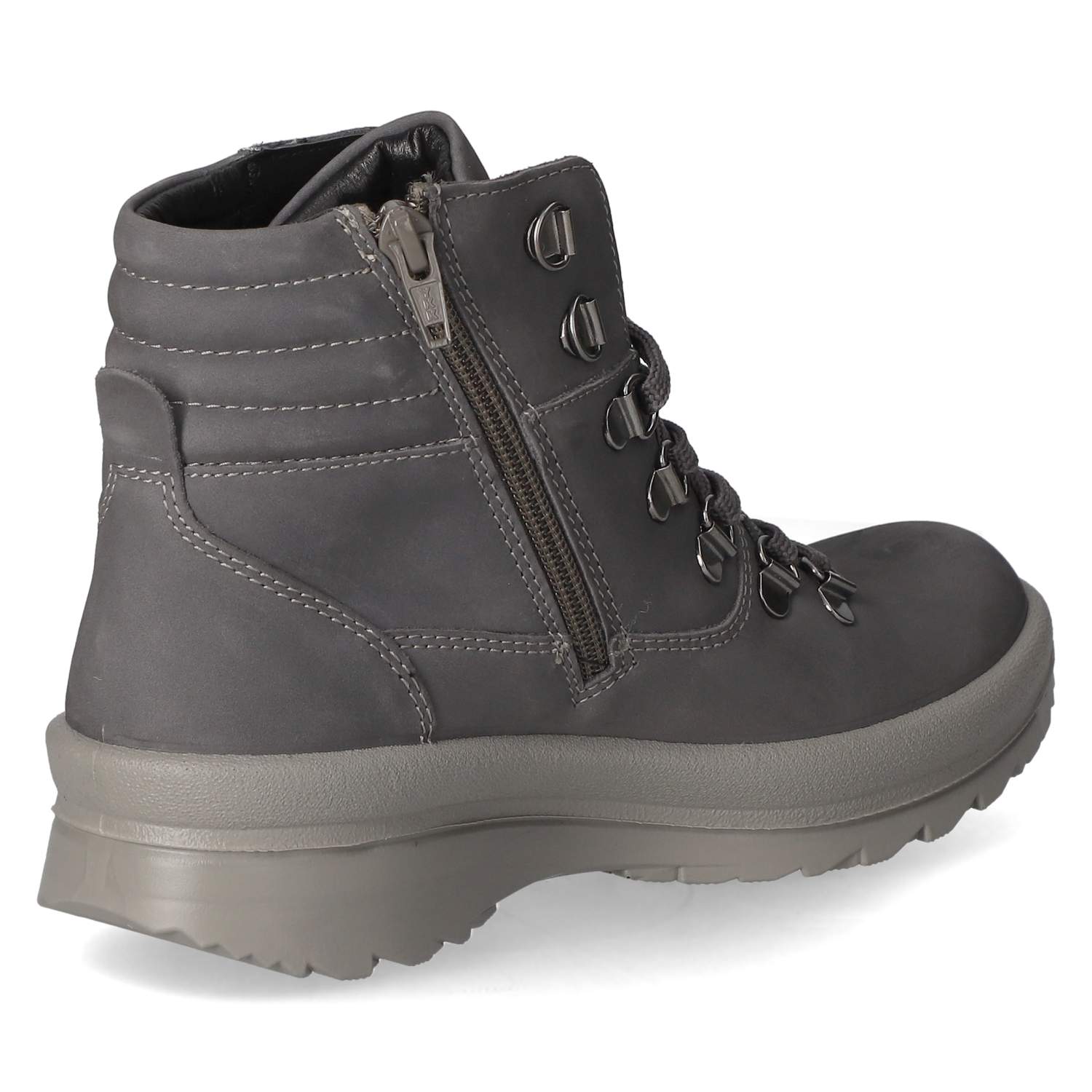 Schnürstiefeletten  Grau