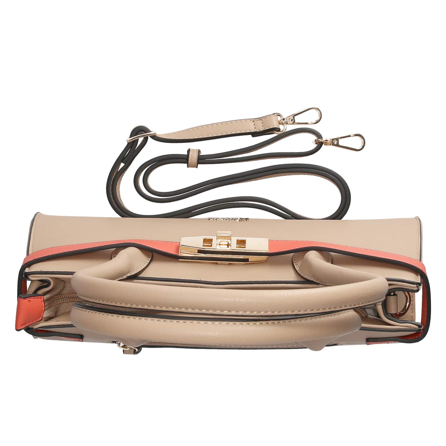 Schultertasche  Beige