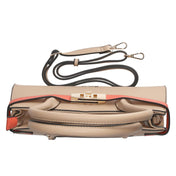 Schultertasche  Beige