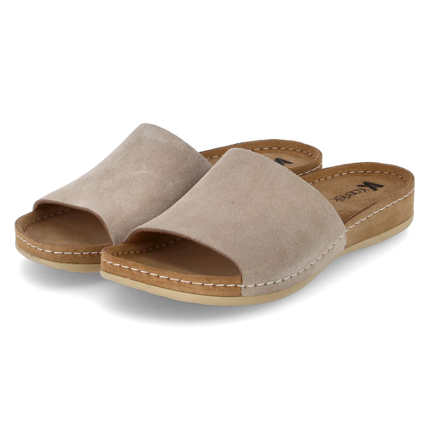 Pantoletten  Beige