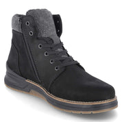 Schnürstiefeletten  Schwarz