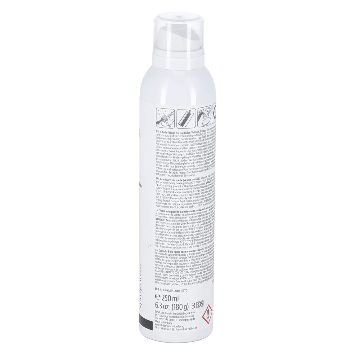 Rauleder Spray  Schwarz