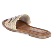 Pantoletten  Beige