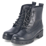Schnürstiefeletten  Schwarz