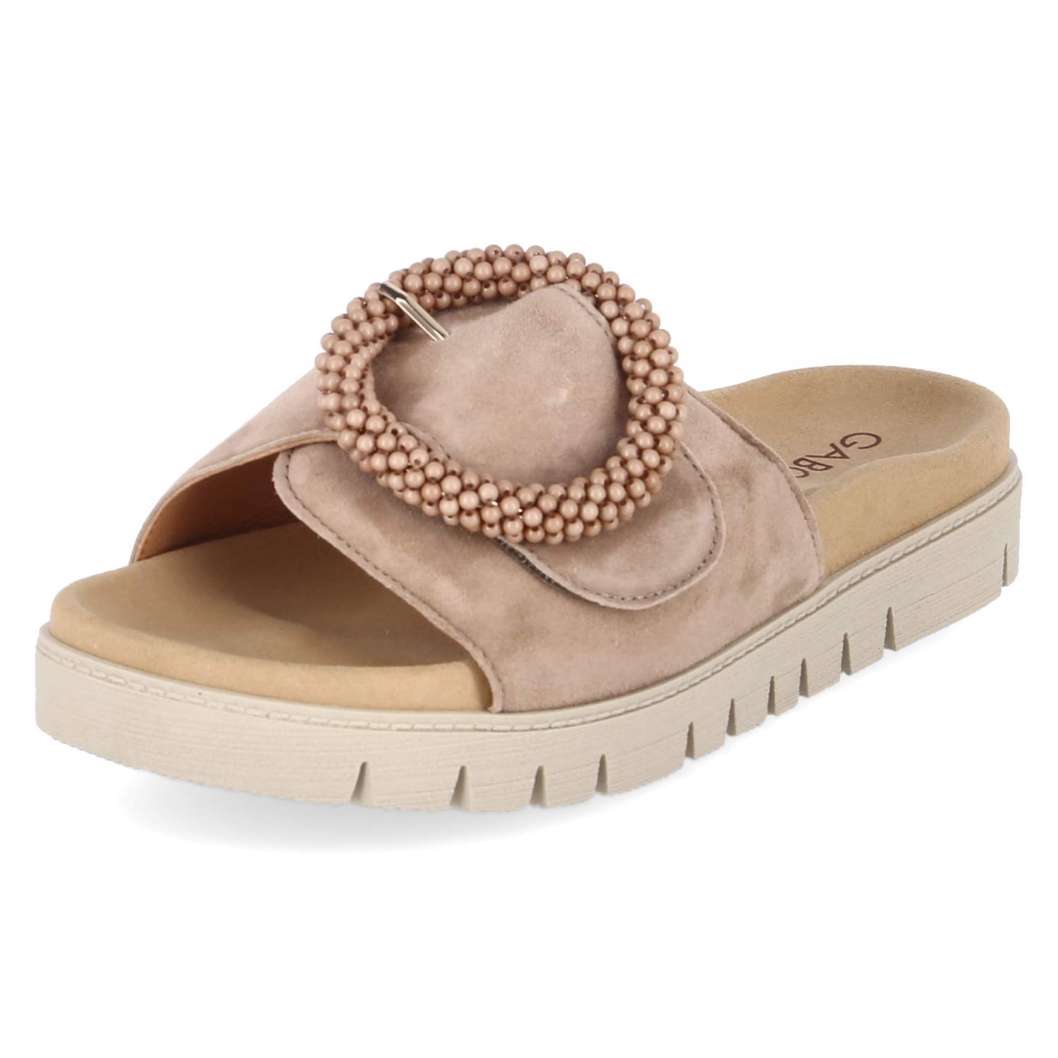 Pantoletten  Beige