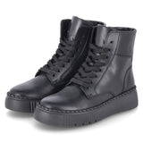 Schnürstiefeletten  Schwarz