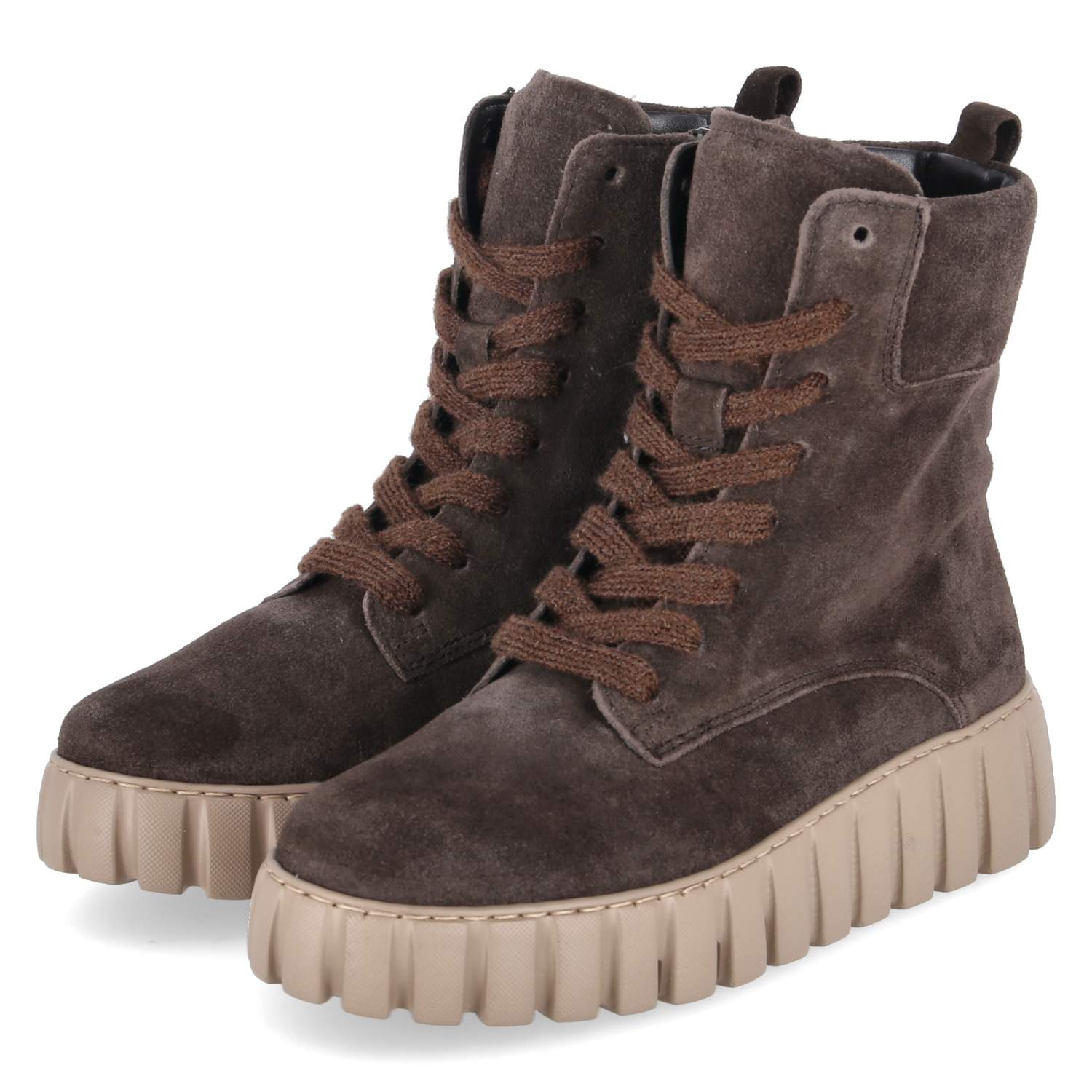 Schnürboots  Braun
