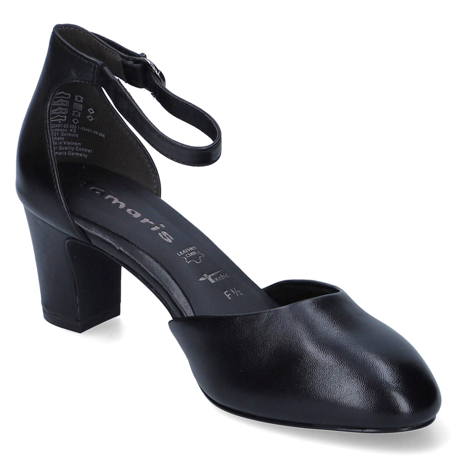 Riemchenpumps  Schwarz