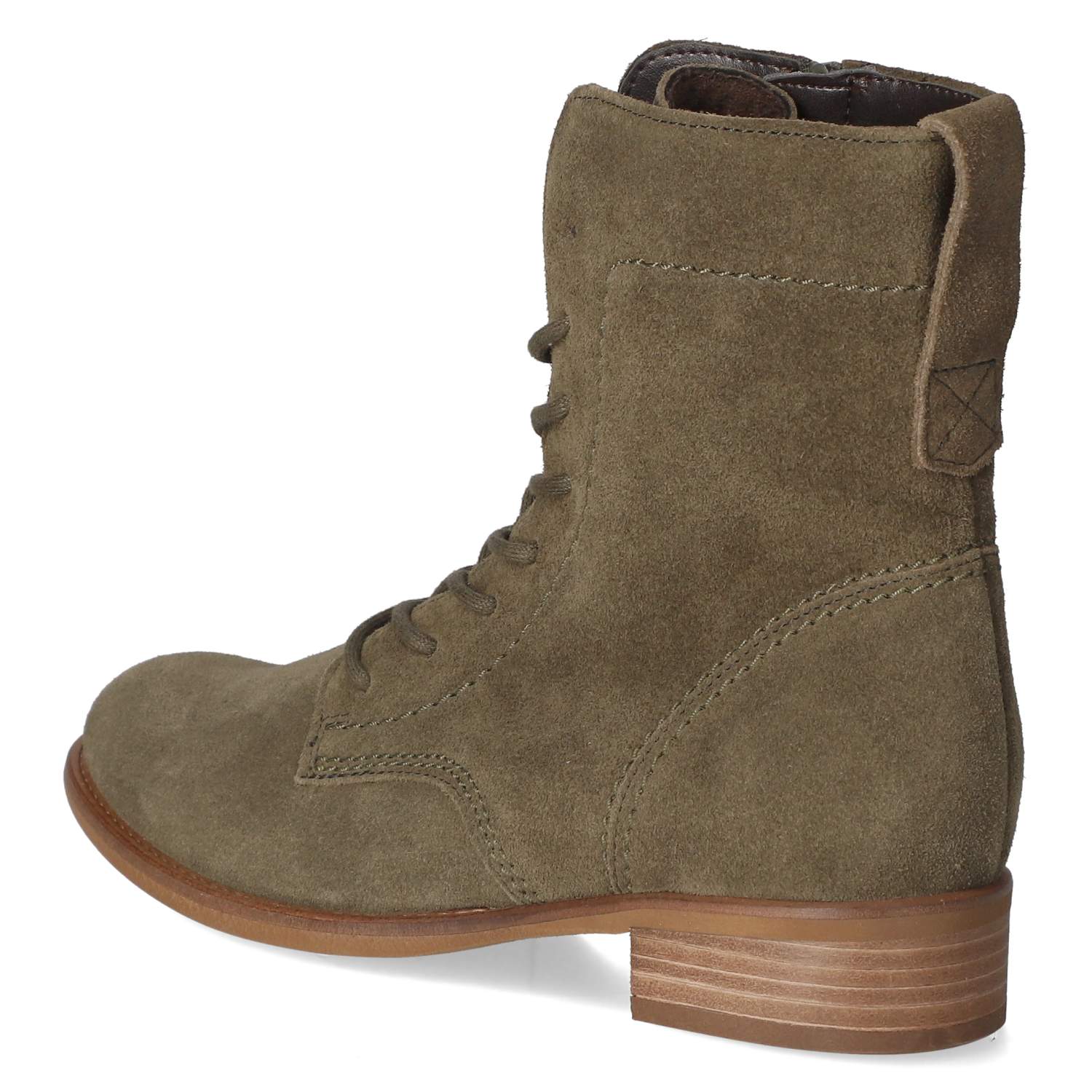 Schnürstiefeletten  Grün