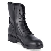 Schnüstiefeletten  Schwarz
