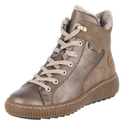 Schnürstiefeletten  Bronze