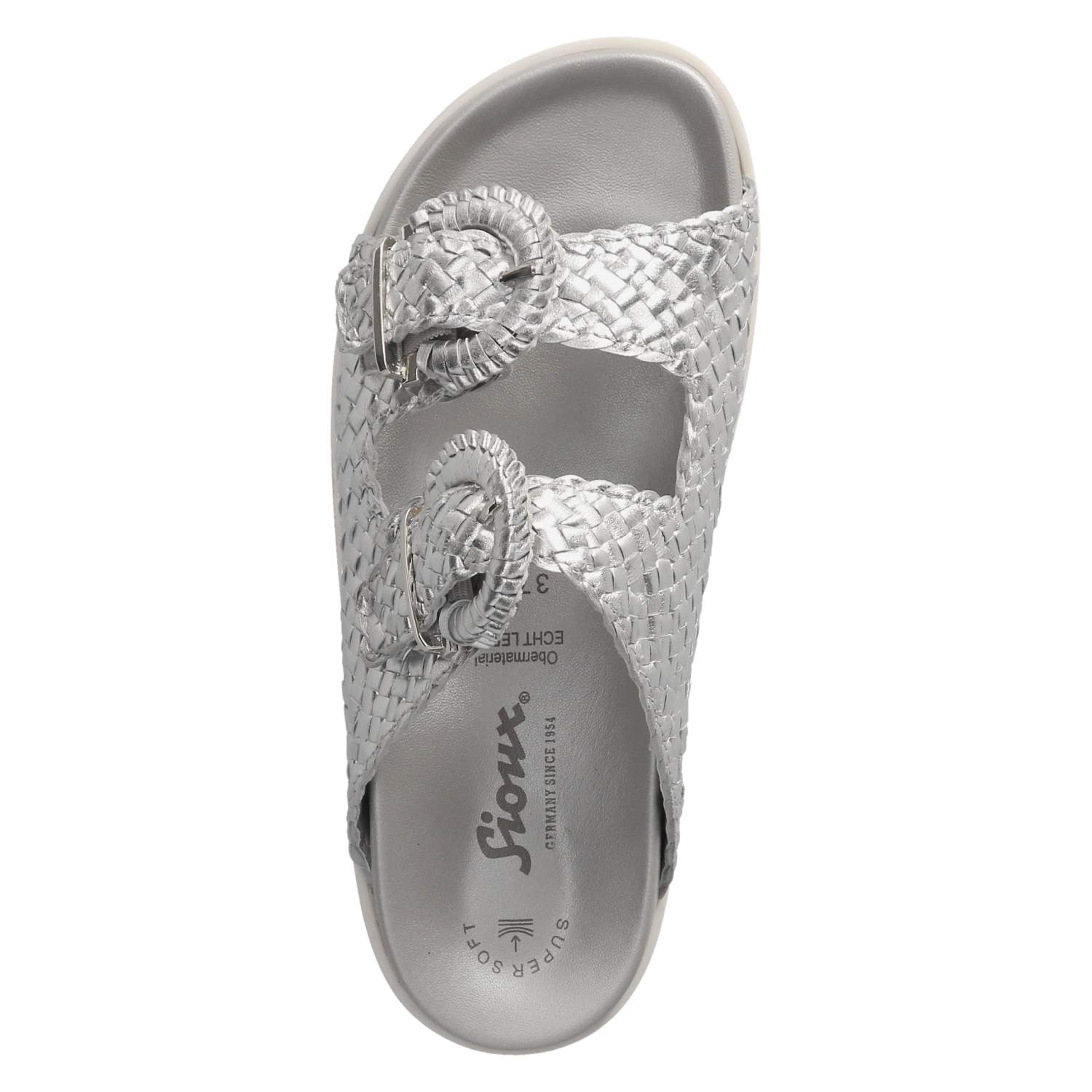 Pantoletten JAMESCHA 701  Silber