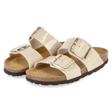 Pantoletten  Beige