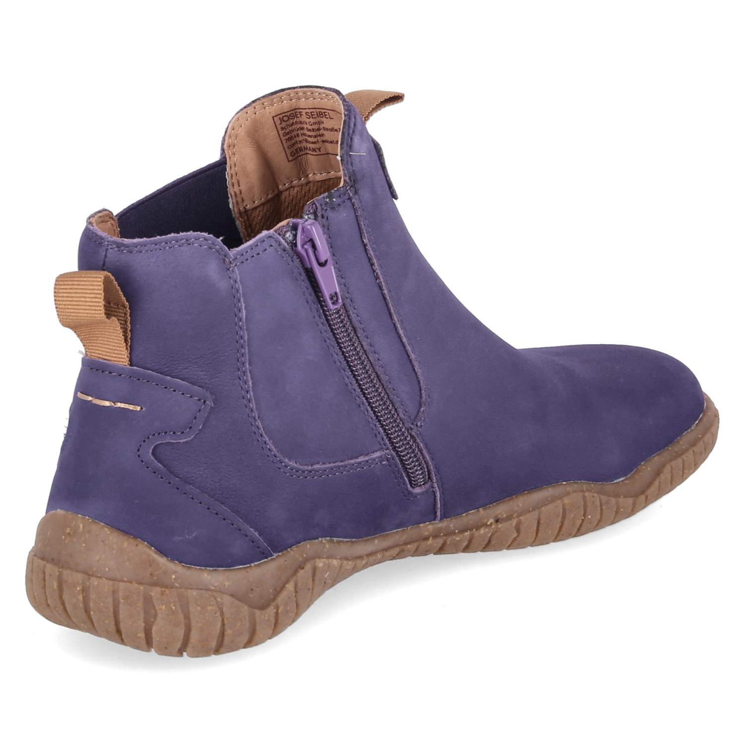 Barfuß-Chelsea Boots WYNONA 04  Lila