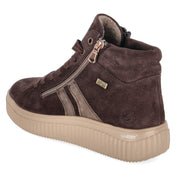 Schnürstiefeletten  Braun