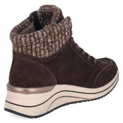 Schnürstiefeletten  Braun