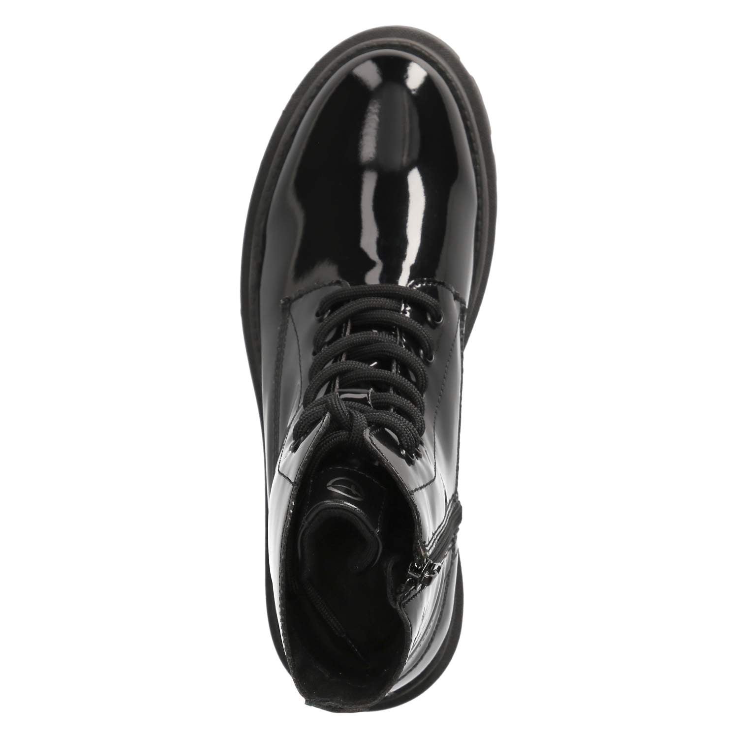 Schnürstiefeletten  Schwarz