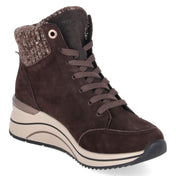 Schnürstiefeletten  Braun