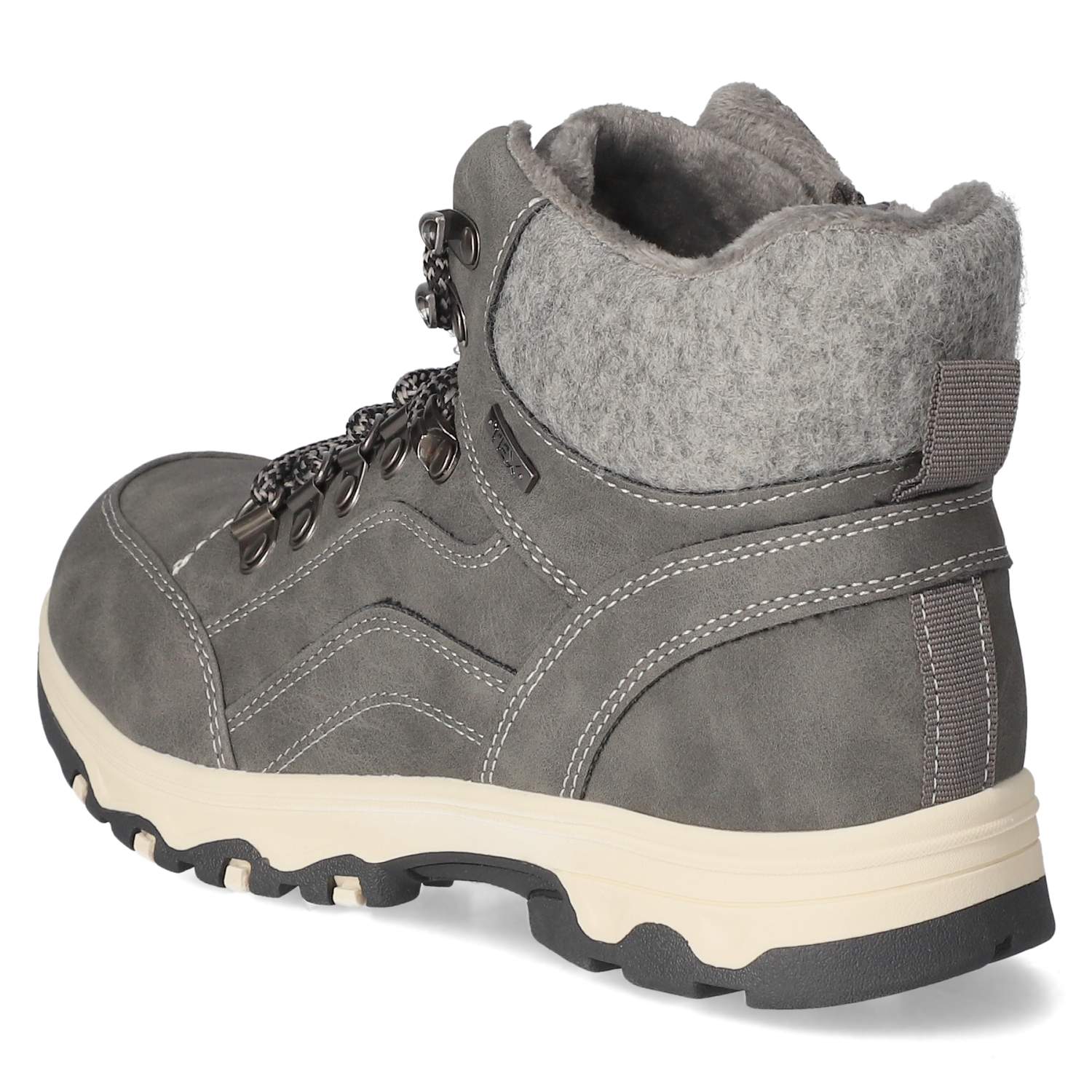 Schnürstiefeletten  Grau