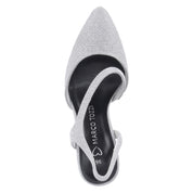 Riemchenpumps Silber