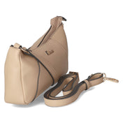 Schultertasche  Beige