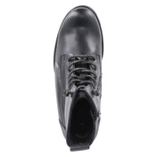 Schnürstiefeletten  Schwarz