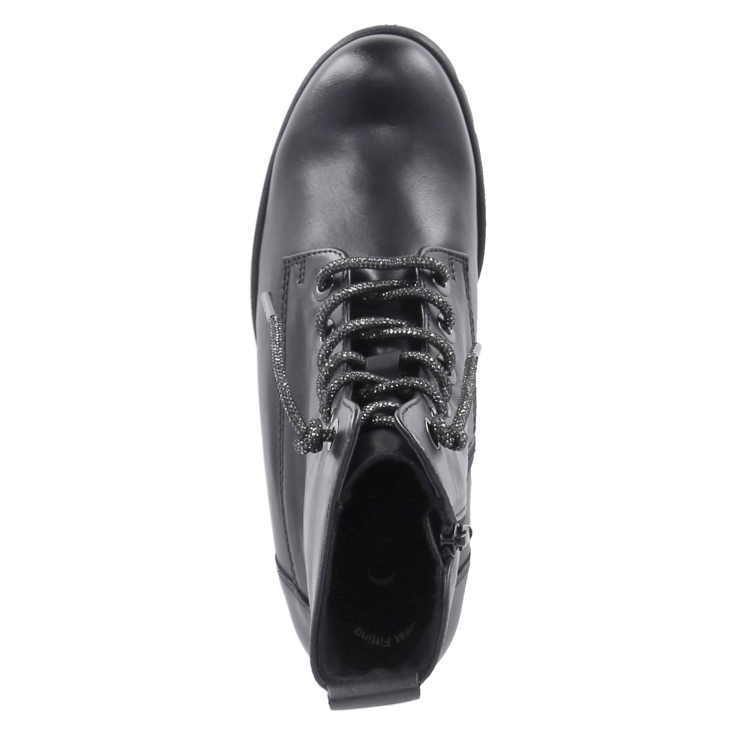Schnürstiefeletten  Schwarz