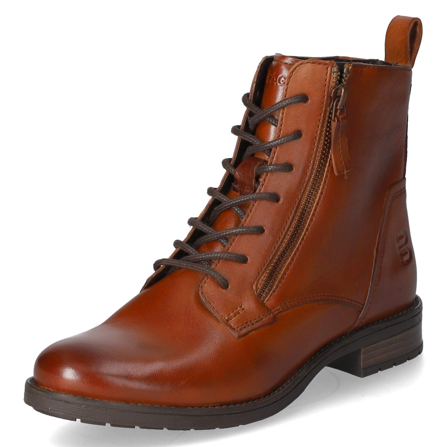 Schnürstiefeletten  Braun