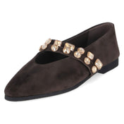 Spangenballerinas  Braun
