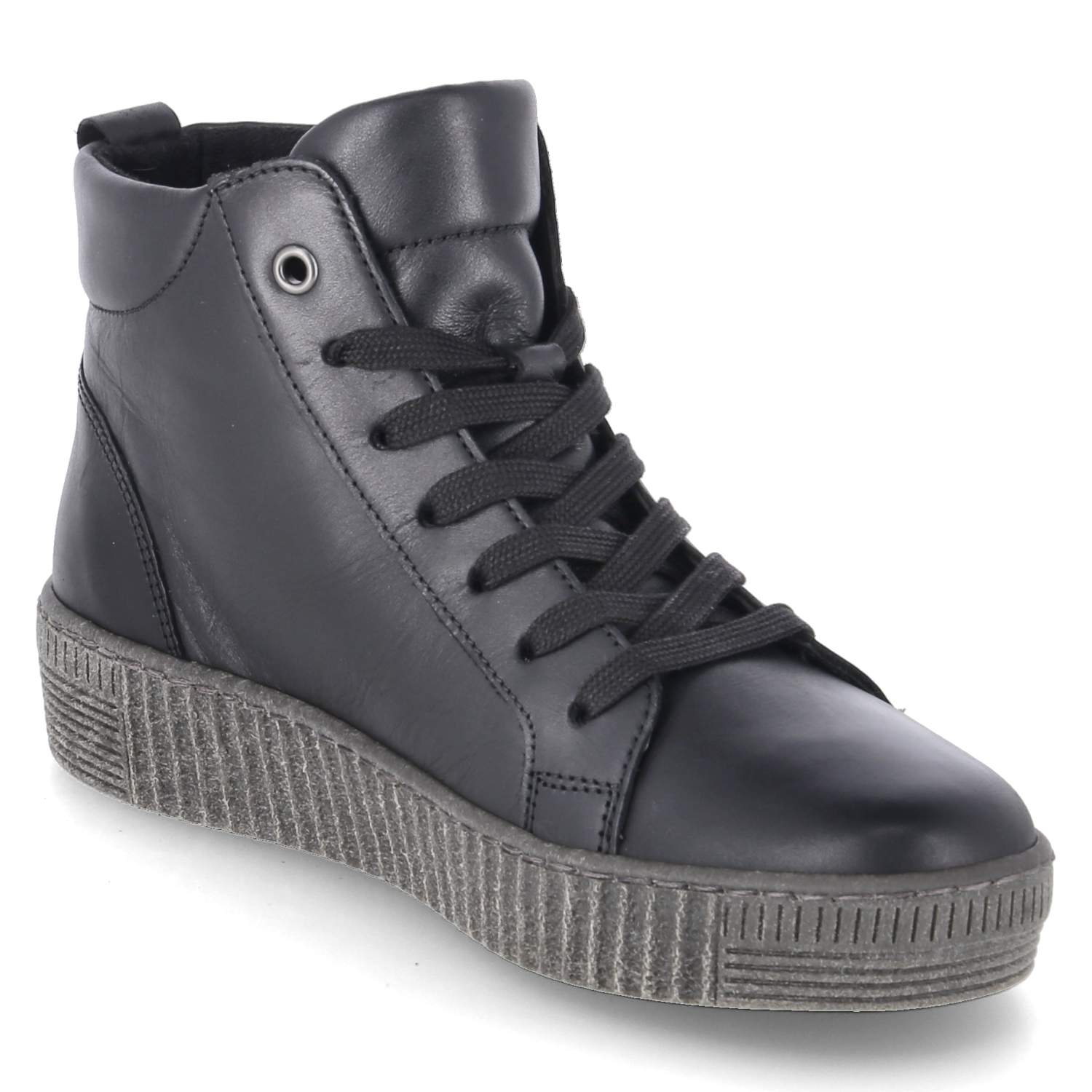 Schnürstiefeletten  Schwarz