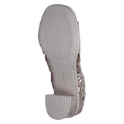 Schaftsandaletten  Beige