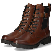 Schnürstiefeletten  Braun