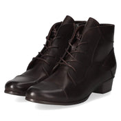 Schnürstiefeletten  Braun