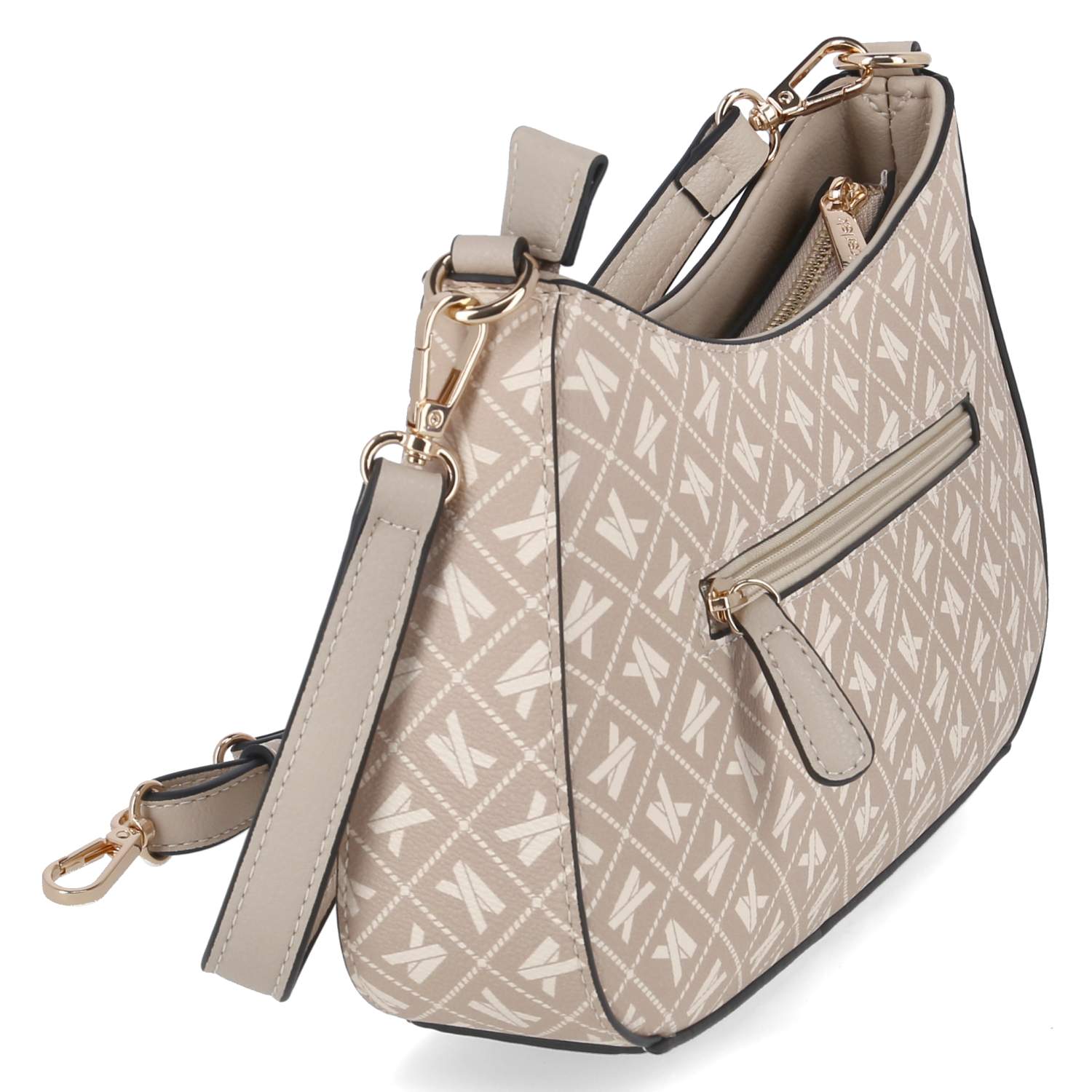 Schultertasche  Beige