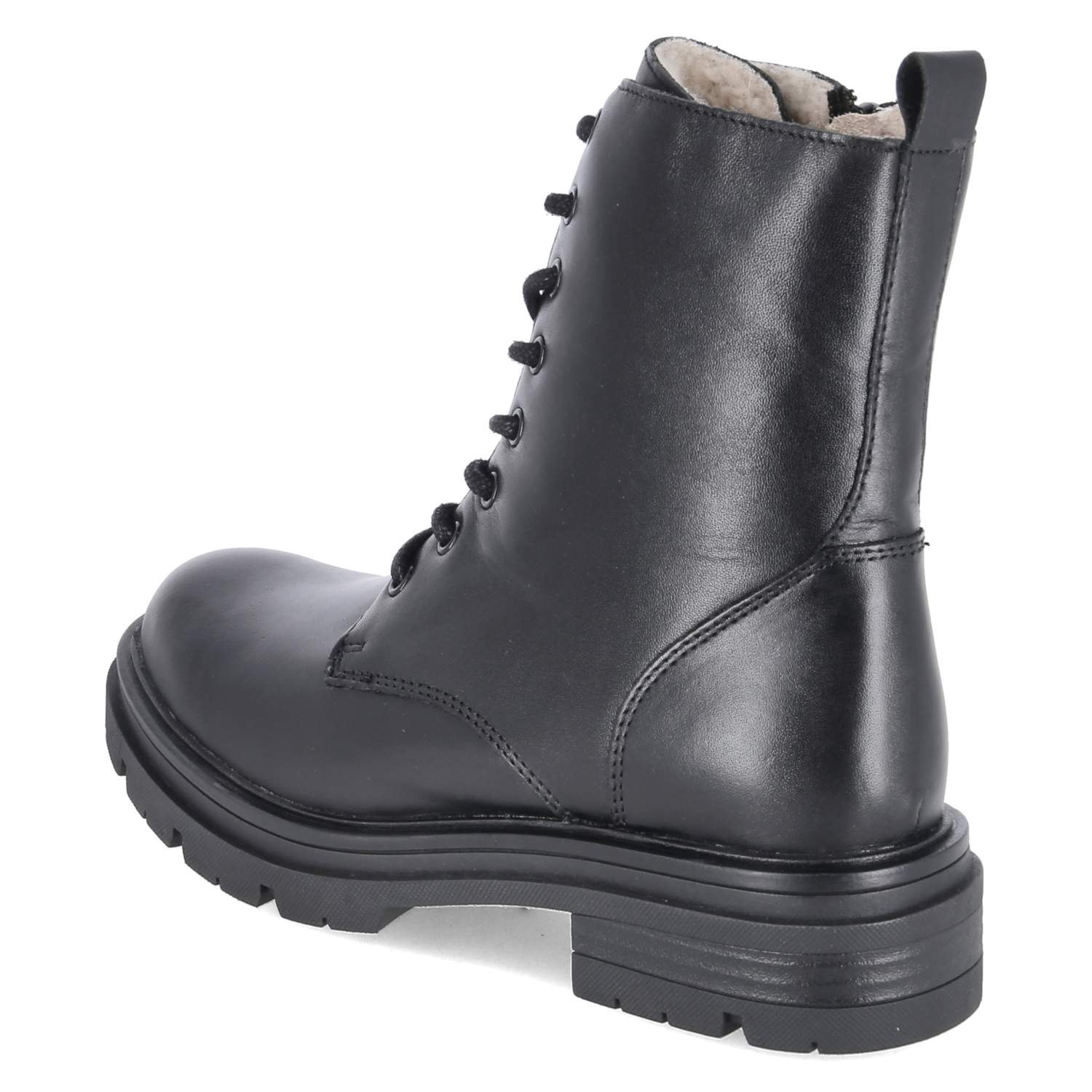 Schnürboots  Schwarz