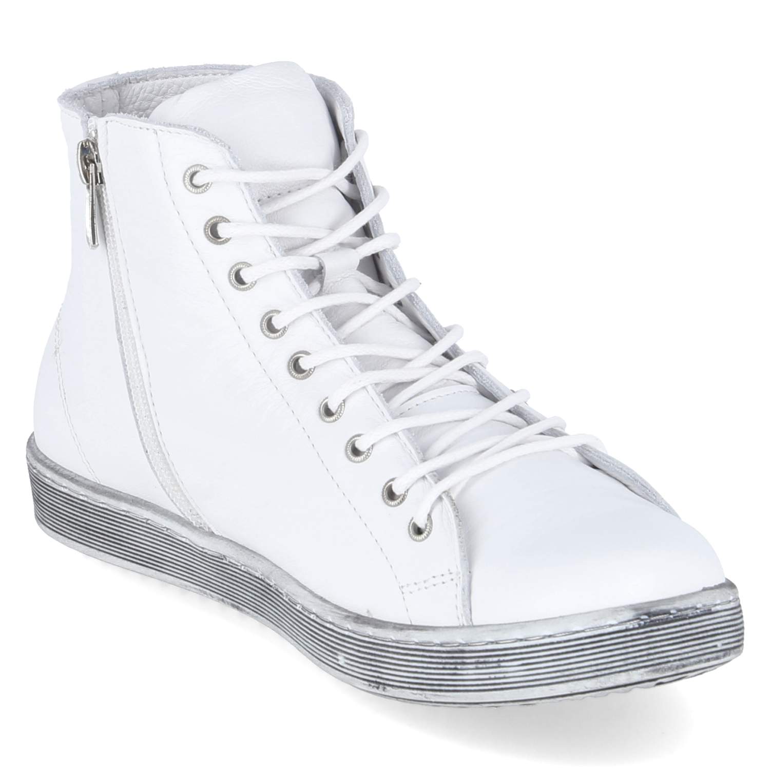 Stiefeletten Weiß