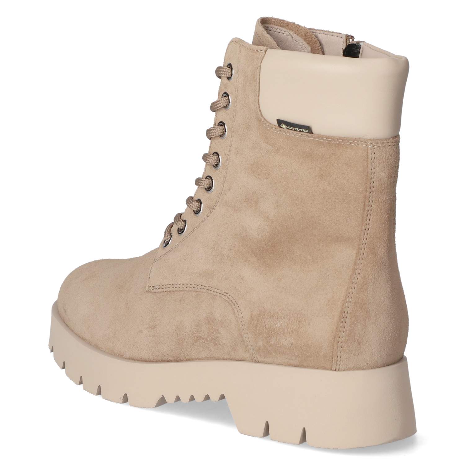 Winterschnürstiefeletten  Beige