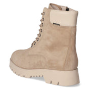 Winterschnürstiefeletten  Beige