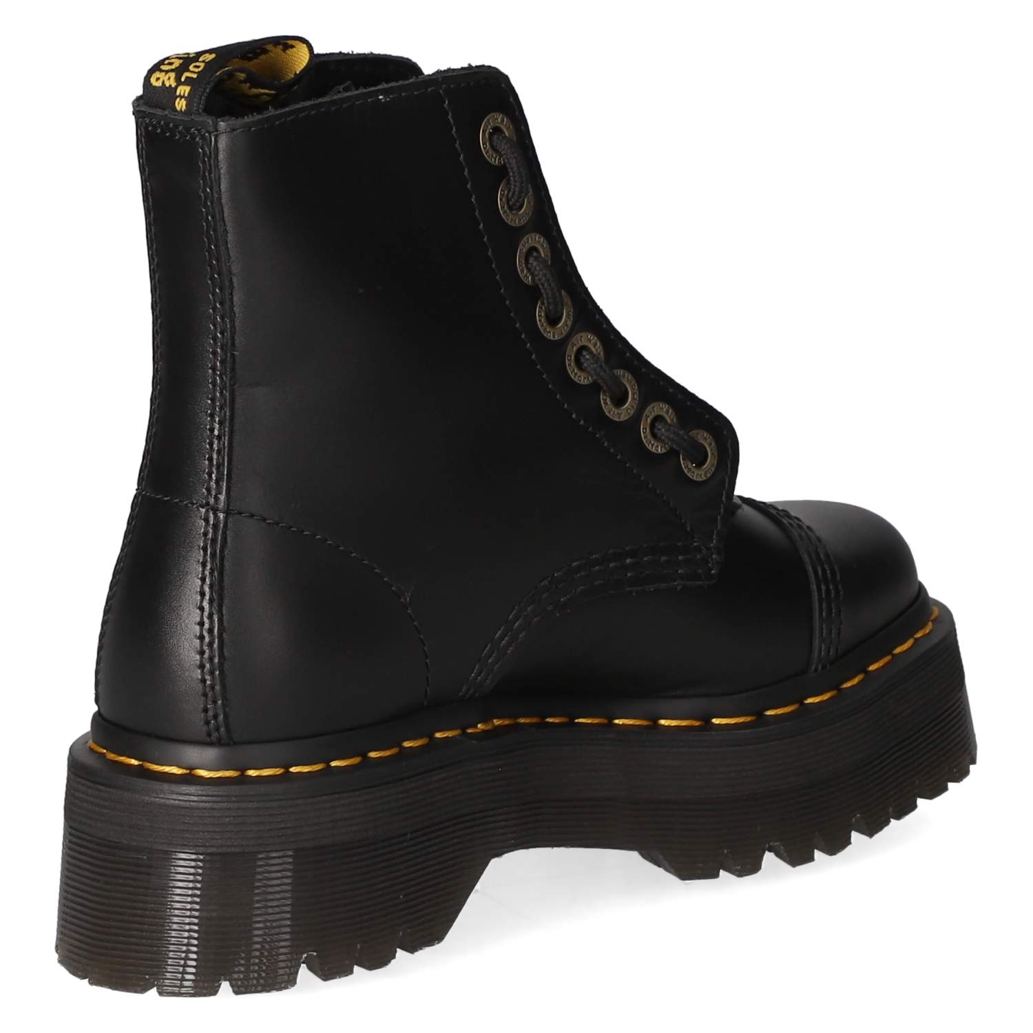 Schnürboots SINCL.FLORAL  Schwarz