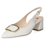 Slingpumps  Weiß