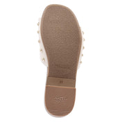Open Toe Clogs  Beige