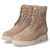 Winterschnürstiefeletten  Beige
