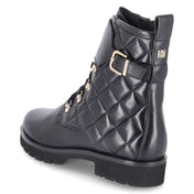 Schnürstiefeletten  Schwarz