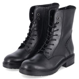 Schnüstiefeletten  Schwarz