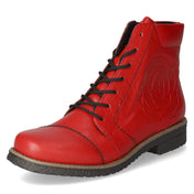Schnürstiefeletten  Rot