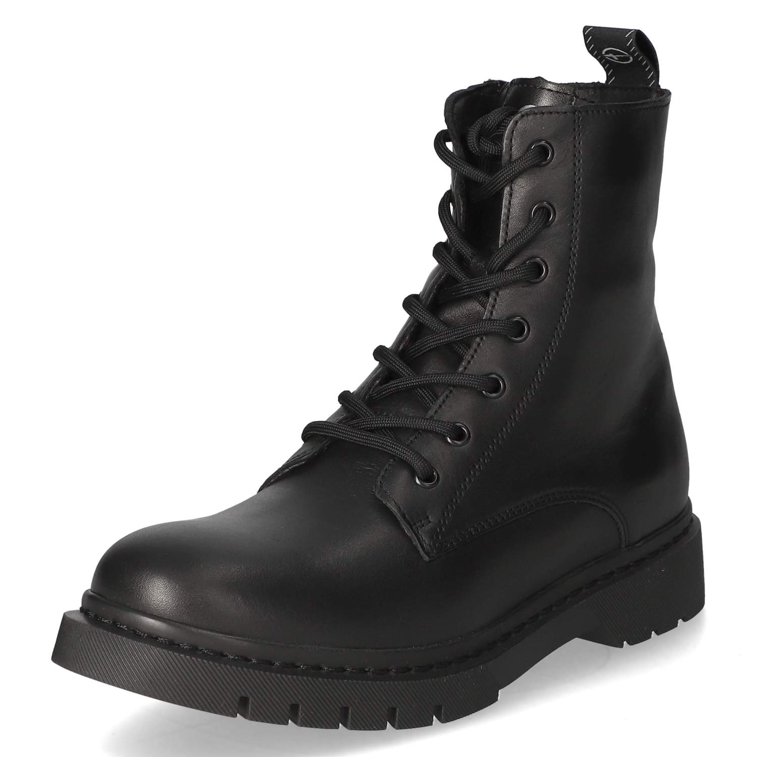 Schnürstiefeletten  Schwarz