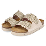 Pantoletten  Beige