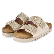 Pantoletten  Beige